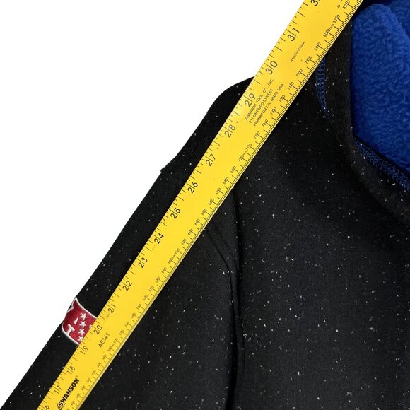 NFL Pro Line Men XL Indianapolis Colts Black Speckled Hoodie Jacket Sherpa Lined - Picture 13 of 16